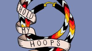 Hold my Hoops on Blue Print